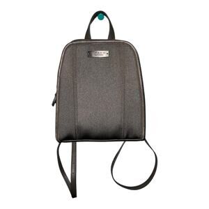 Coach Vintage Backpack Handbag Small Neoprene Leather Trim Zip Bag 6215